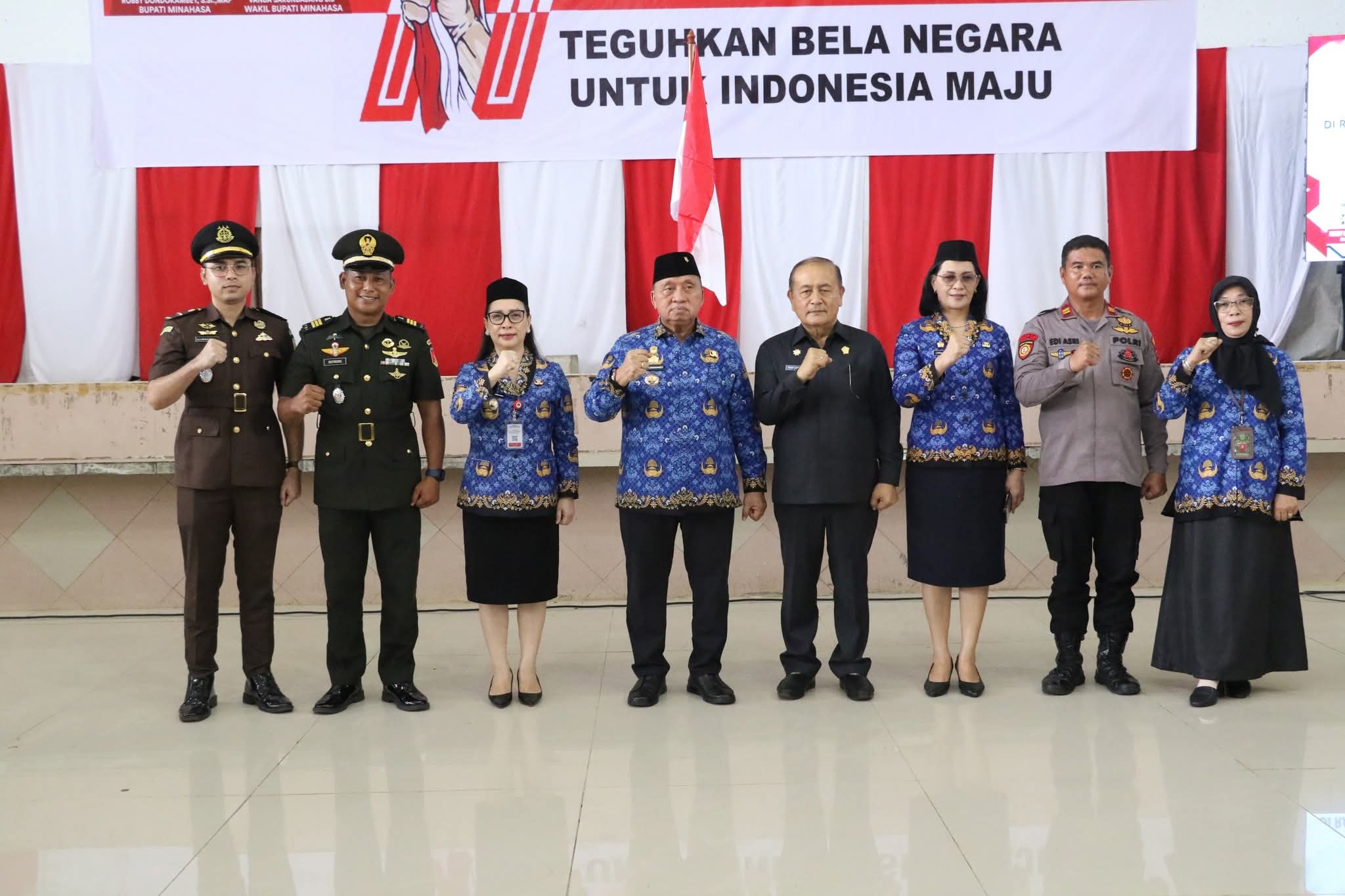 Bela Negara sebagai Doktrin Pemerintahan: Robby–Vanda Kukuhkan Integritas Birokrasi Minahasa
