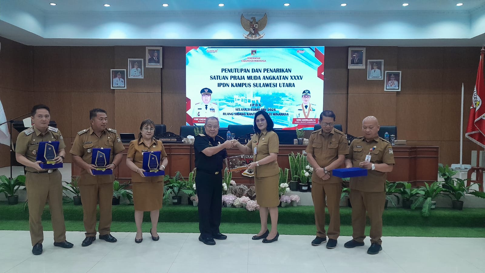 Sekda Watania Lepas 23 Praja IPDN, Birokrasi Presisi Jadi Arah Kebijakan