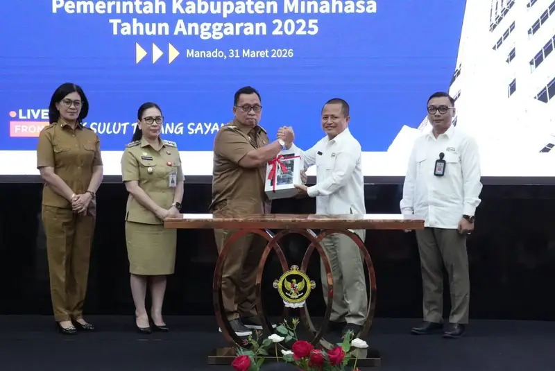 Pemkab Minahasa Serahkan LKPD Unaudited 2025 ke BPK Sulut, Tegaskan Komitmen Transparansi dan Akuntabilitas