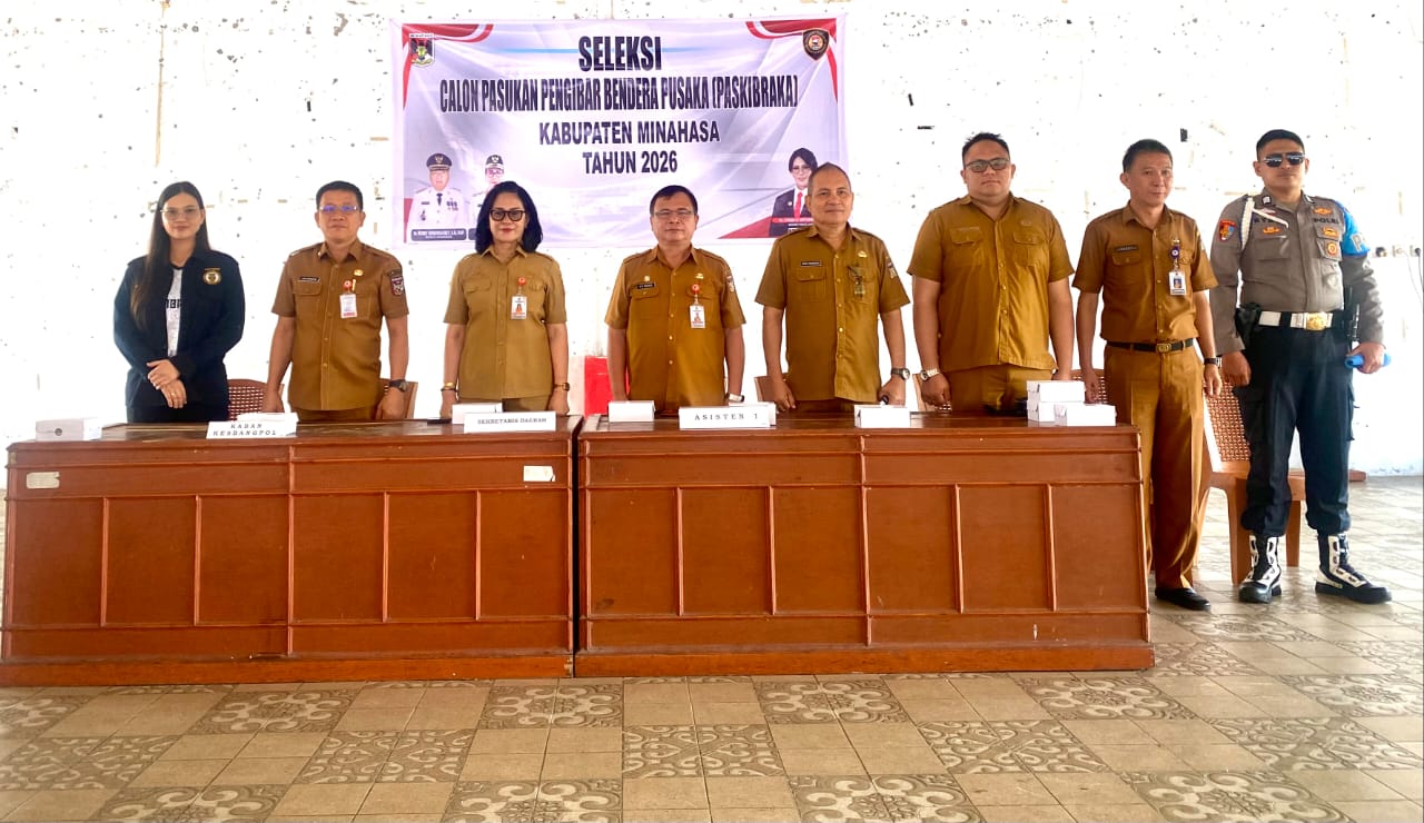 Sekda Minahasa Teguhkan Disiplin dan Integritas, Paskibraka 2026 Siapkan Penjaga Marwah Daerah