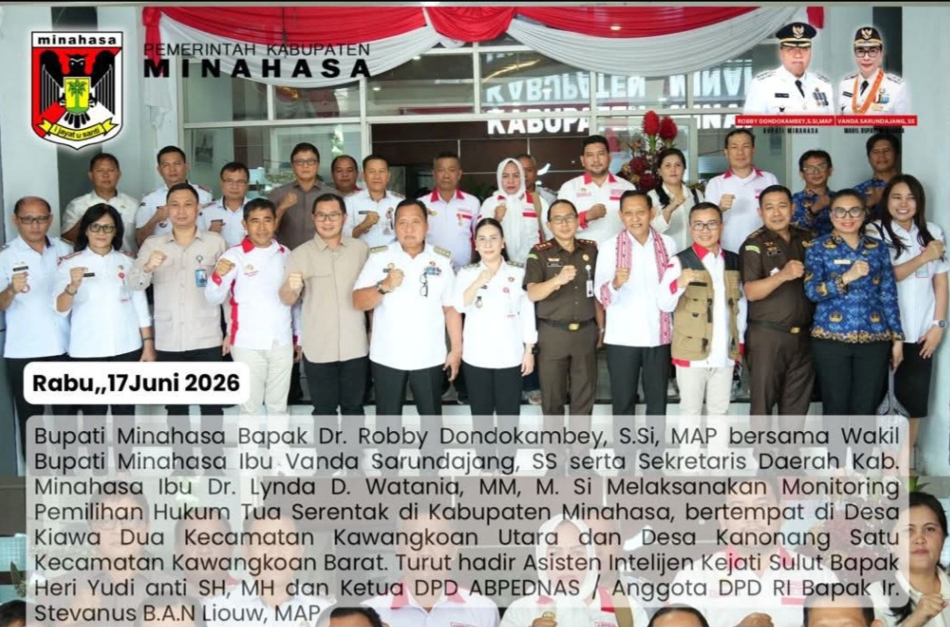 RD–VaSung Menjaga Mercusuar Demokrasi, Pilhut Serentak Minahasa Berlayar Aman