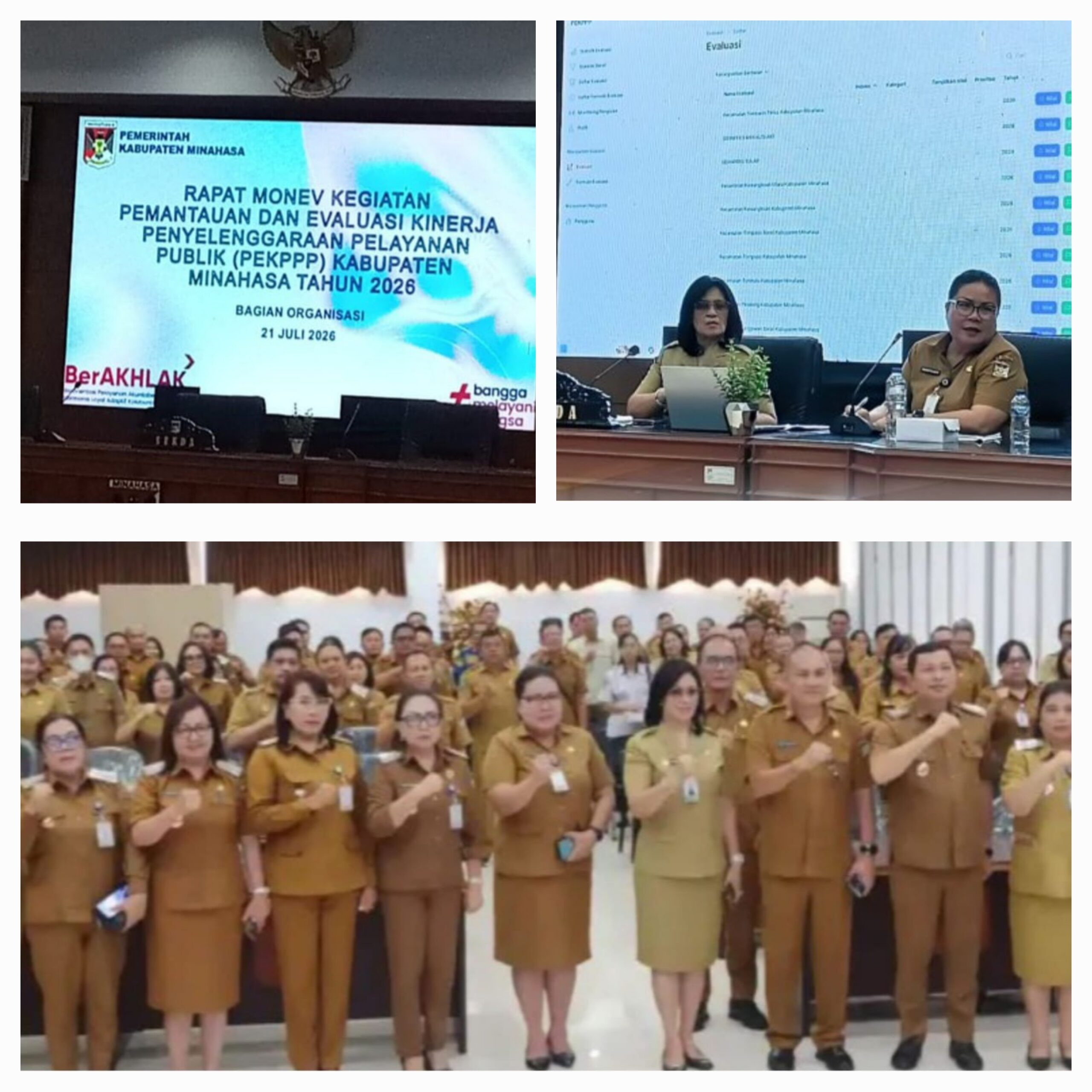 Sekda Lynda Watania Perkuat Poros Pelayanan Publik, Akselerasi Reformasi Birokrasi Minahasa