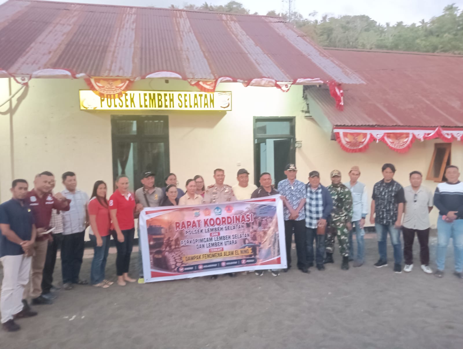 El Nino Mengancam, Lembeh Bergerak: Polsek dan Forkopimcam Bangun Sistem Pertahanan Kebakaran Berbasis Kelurahan